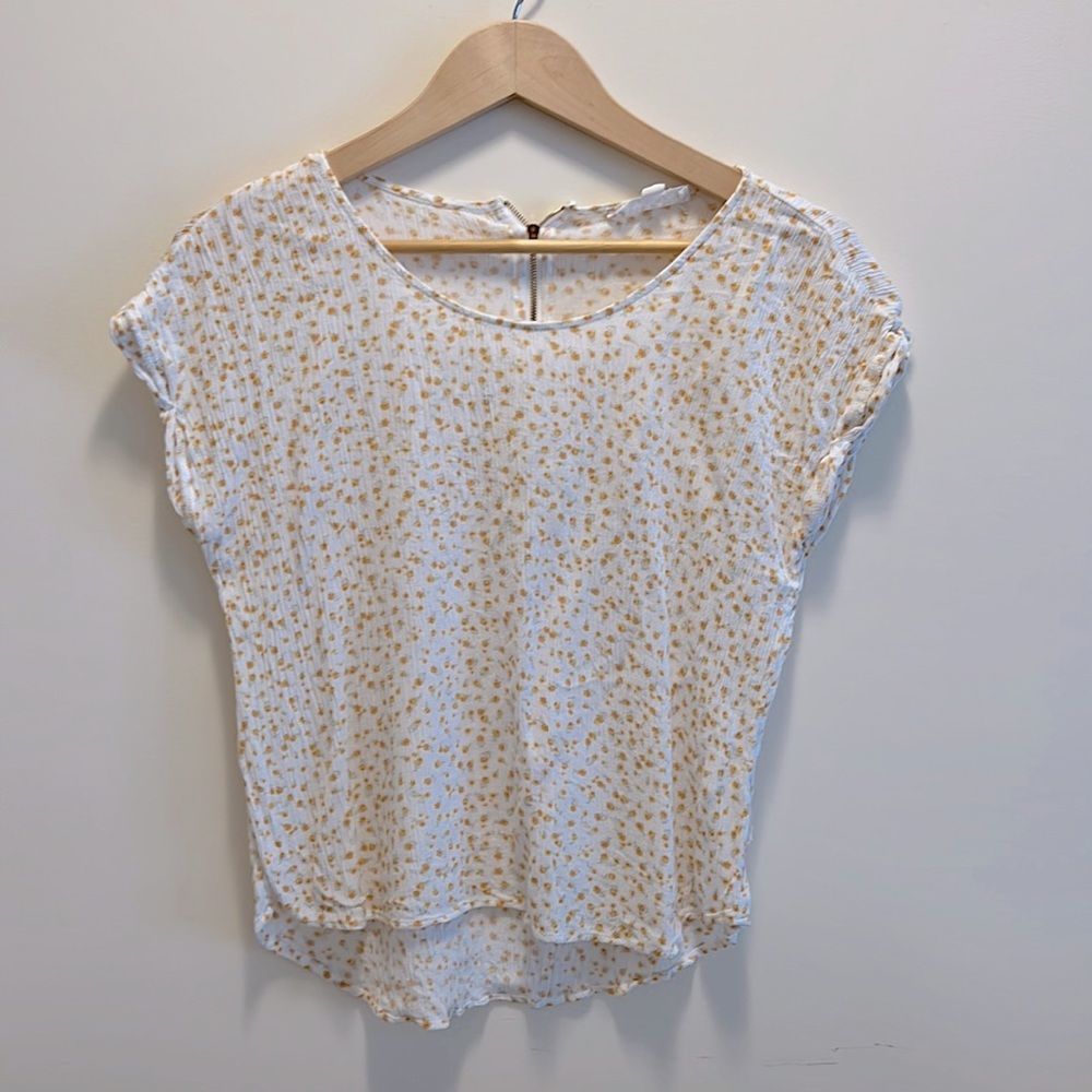 Yellow Floral Blouse